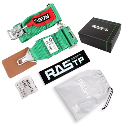 car modification supplies SFI: Car seat belt - green