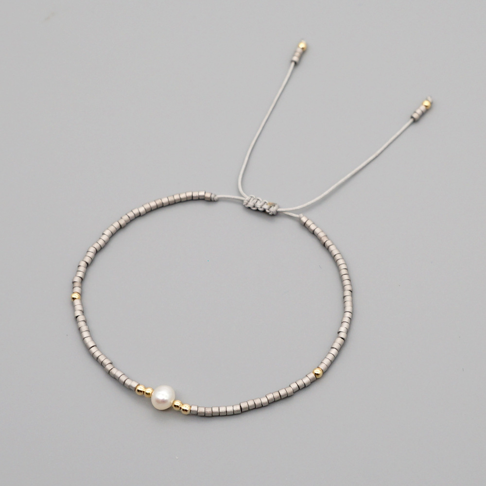 Irregular, Pearl Design 1 Piece Simple Style Circle Beaded Irregular Pearl Women's Bracelets
