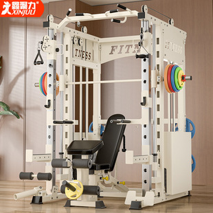 Gantry Fitness Equipment Household Multi-Function All-In-One Machine Squat Bench Press Rack Flying Bird Smith Comprehensive Trainer