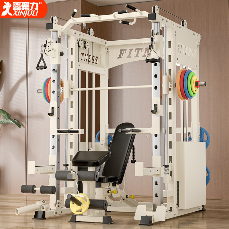 Pórtico equipo de fitness máquina multifunción para el hogar sentadillas y press de posición Asuka Smith dispositivo de entrenamiento integral