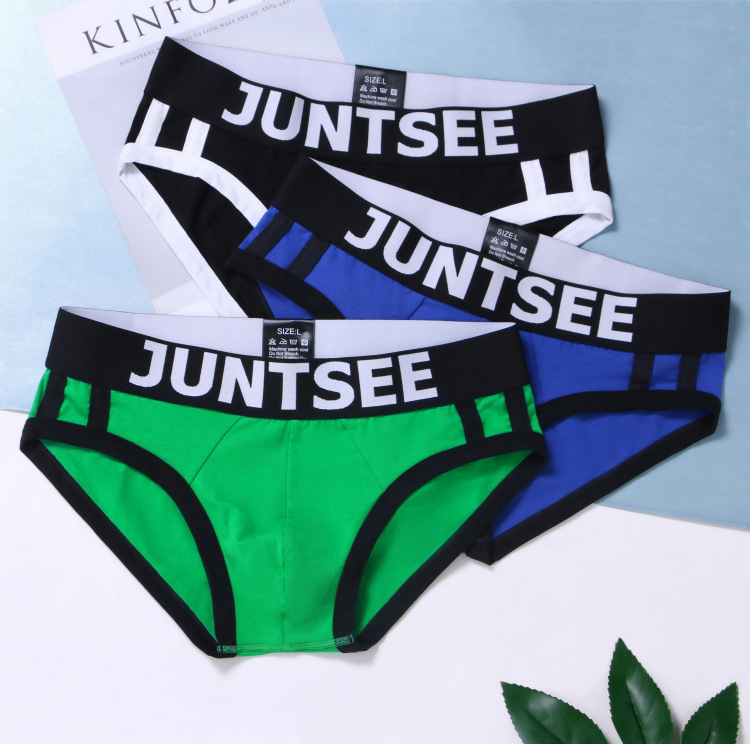 Men's underwear men's briefs cotton fashionable sexy summer breathable trendy men's underpants low waist Lycra Cotton shorts