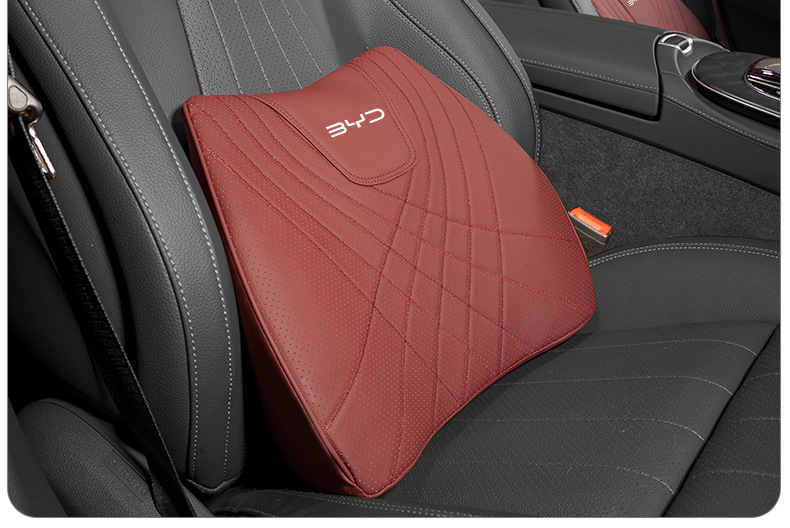 Applicable to BYD Headrest Neck Pillow Song plus/Qin plusdmi/Han ev/Tang dm Car Waist Cushion Interior Trim