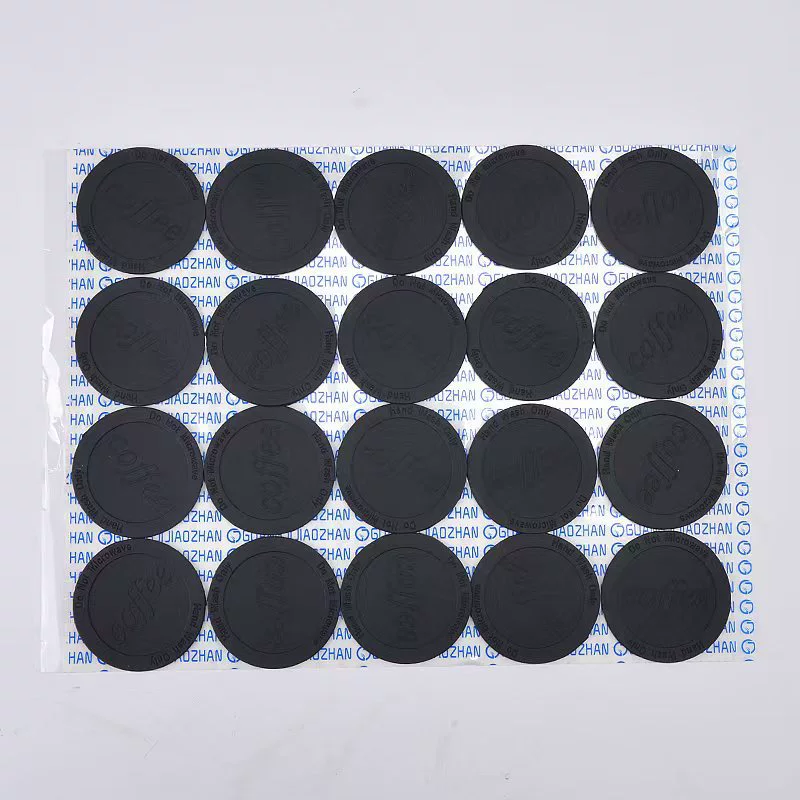 Складные подставки Прямая чашка кофейная чашка противоскольжение коврик для термоса амазонка тиснит силиконовая прокладка скраб