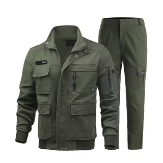 工装套装男士耐磨户外加厚多口袋建筑工地工作服派登服饰