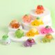 New cartoon color fruits and vegetables luminous little turtle/net red explosions DIY resin accessories wholesale