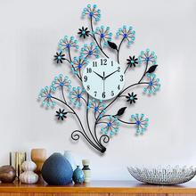 Modern Creative Living Room Clock Wall Clock Iron Bedroom跨