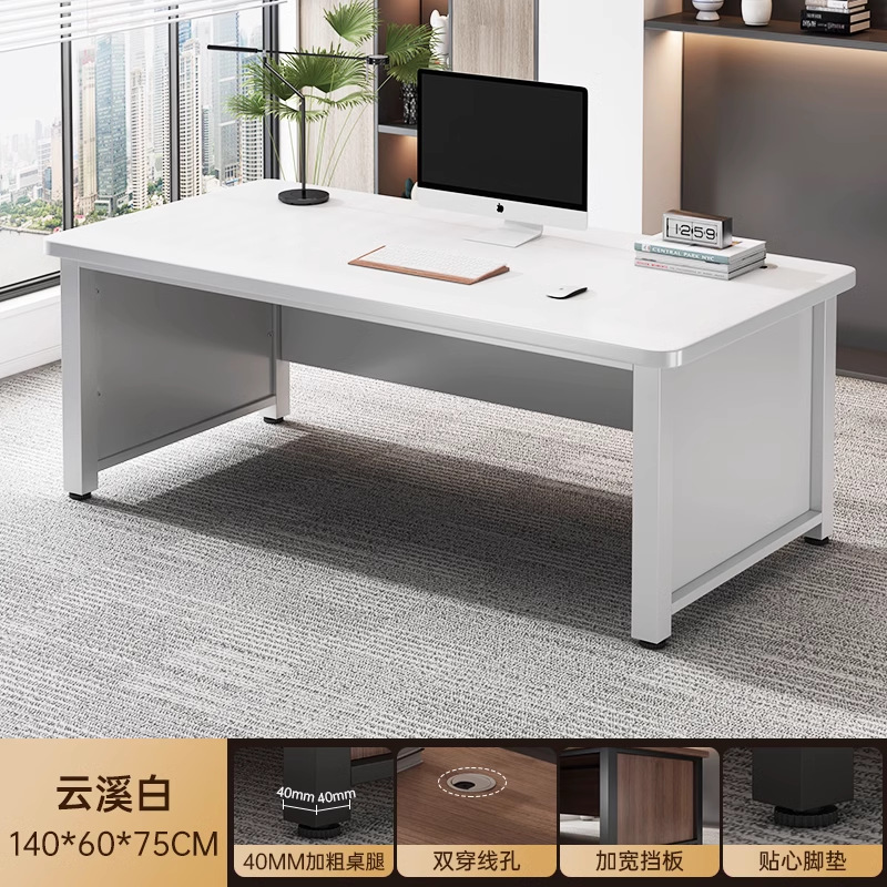 Mesa de escritorio simple y moderna mesa de jefe de esquina escritorio de computadora dormitorio estudio escritorio de oficina oficina