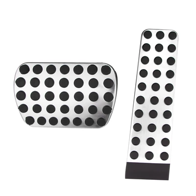 Suitable for Mercedes-Benz CES-class W463 large G-class G-CLASS non-perforated brake accelerator pedal modification accessories (Dekorativ pedal başlıqları) - automatic-2-tablets