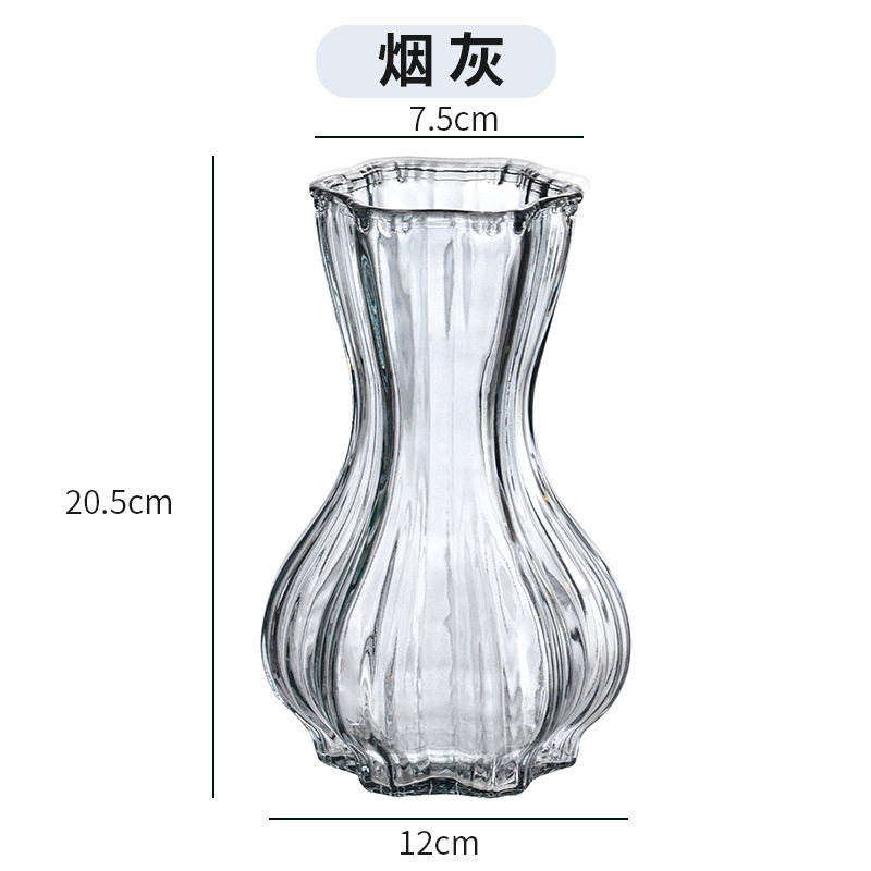 Luz de lujo nórdico hogar Luxor florero flores de aumento de agua Rosa lirio sala de estar escritorio simple decoraciones florero