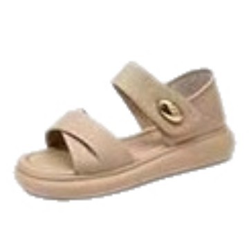 2026 verano grasa piso sensación de mierda cómoda antideslizante fuera del hogar para usar diariamente cruzado de color sólido sandalias de estilo romano