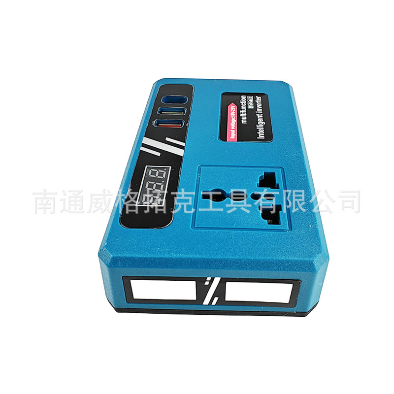 跨境亚马逊速卖通爆款21V锂电220V逆变器LED灯USB/Type-C牧田插脚|undefined