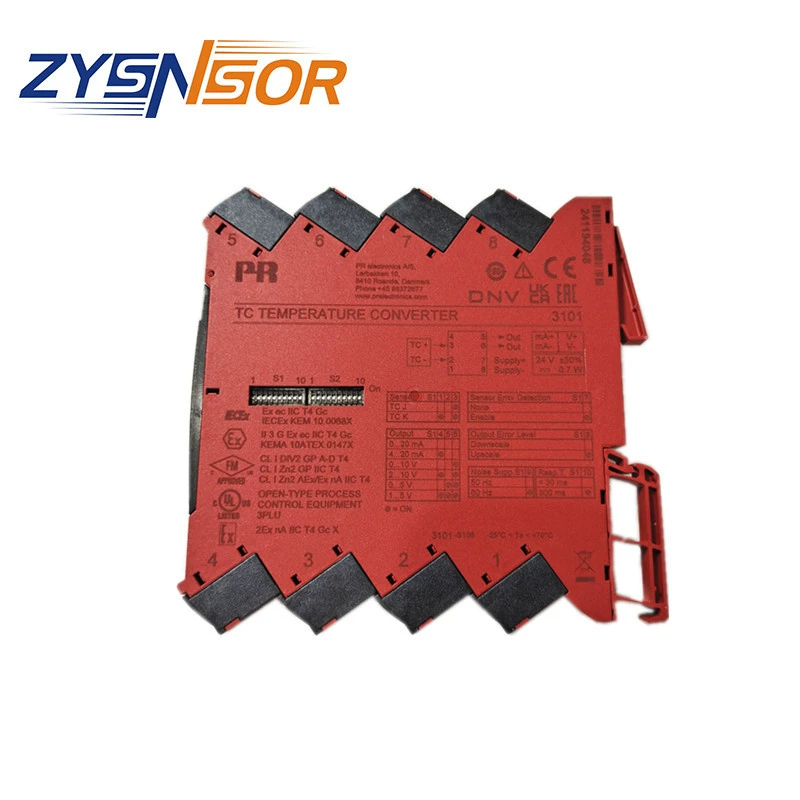 Датский PR термопары передатчик 6.1mm Ультратонкий корпус 3101 через DIP-переключатель для настройки параметров
