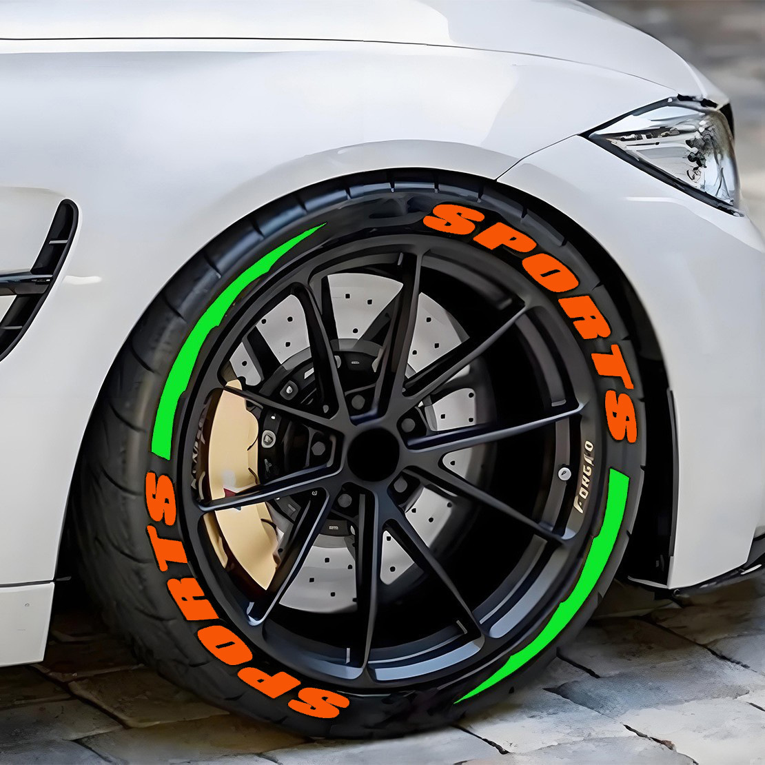 SPORTS 오렌지 + 그린 늑대 이빨