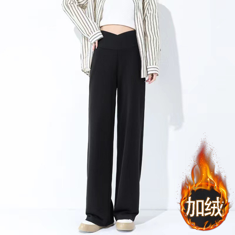 블랙 플러스 벨벳 바지 (165 위)