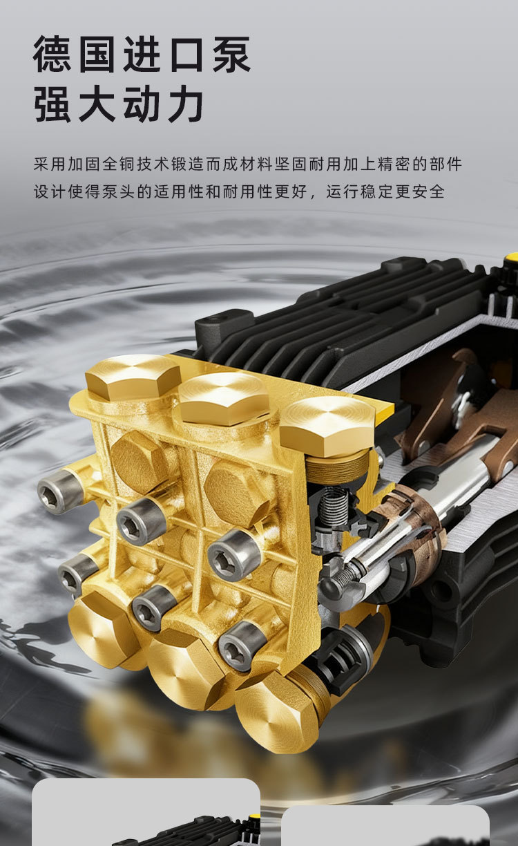 Gasoline Diesel High-Pressure Car Washing Machine High-Power Cleaning Machine Commercial Industrial Grade Fully Automatic Commercial Car Washing and Floor Washing Machine