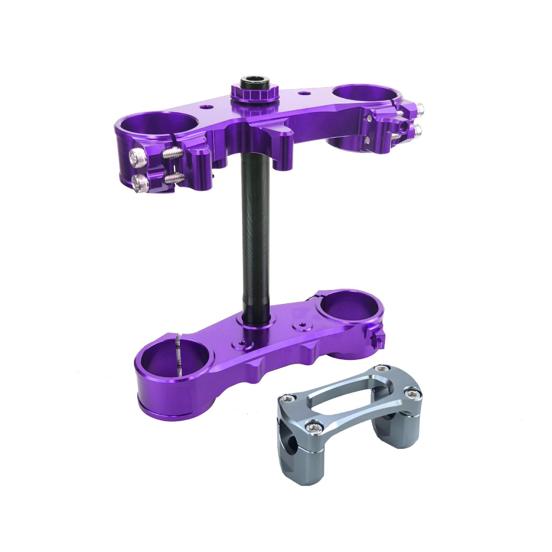 Off-Road Motorcycle 7075 Upper and Lower Connecting Plate Modification Parts Crf250L/300L Steering Column Assembly Handlebar Clamp