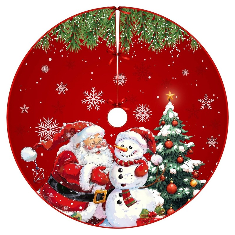 新しいクロスボーダークリスマスツリースカート90/120センチメートルツリーエプロン漫画プリントクリスマス用品装飾品卸売|undefined