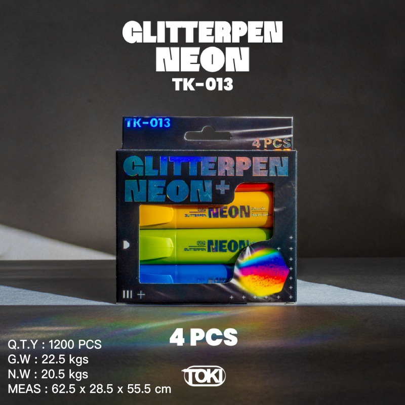 Fluorescente de metal flash de color tk - 013 - 4