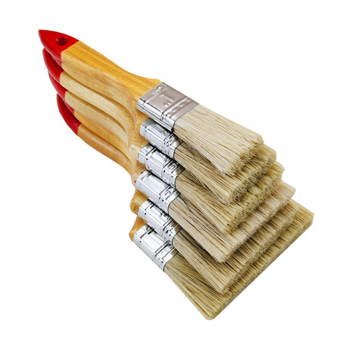 Paint brush manufacturer wholesale, export paint brushes 1-4 inches, oiled hole red tail paint brushes, bulk purchase preferred.