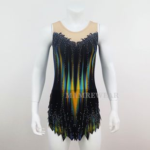 Professional Artistic Gymnastics Clothing for Women, Training and Competition Clothing, High-End Rhinestone Slim Dance Clothing, Kidsren's Adult Clothing Customization