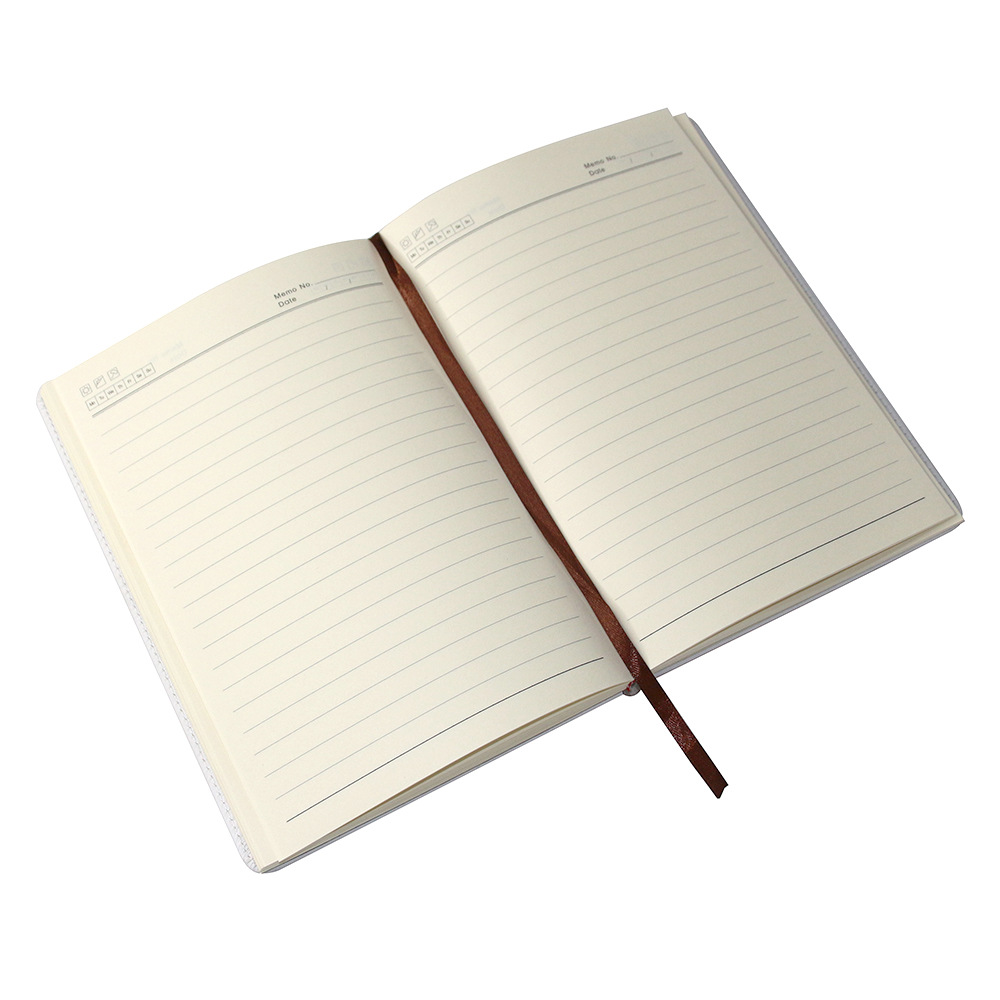 Impresión de transferencia térmica cuaderno de reuniones de negocios A5 diario simple papelería de negocios impreso LOGO