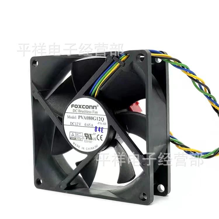 Foxconn PVA080G12Q 8 см 8025 12 В 0,65 А 4-контактный ШИМ-вентилятор процессора