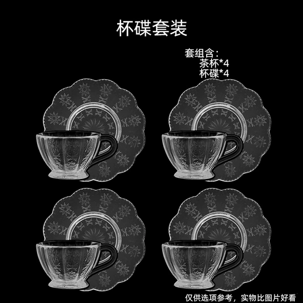 Cup and disc suites-transparent color