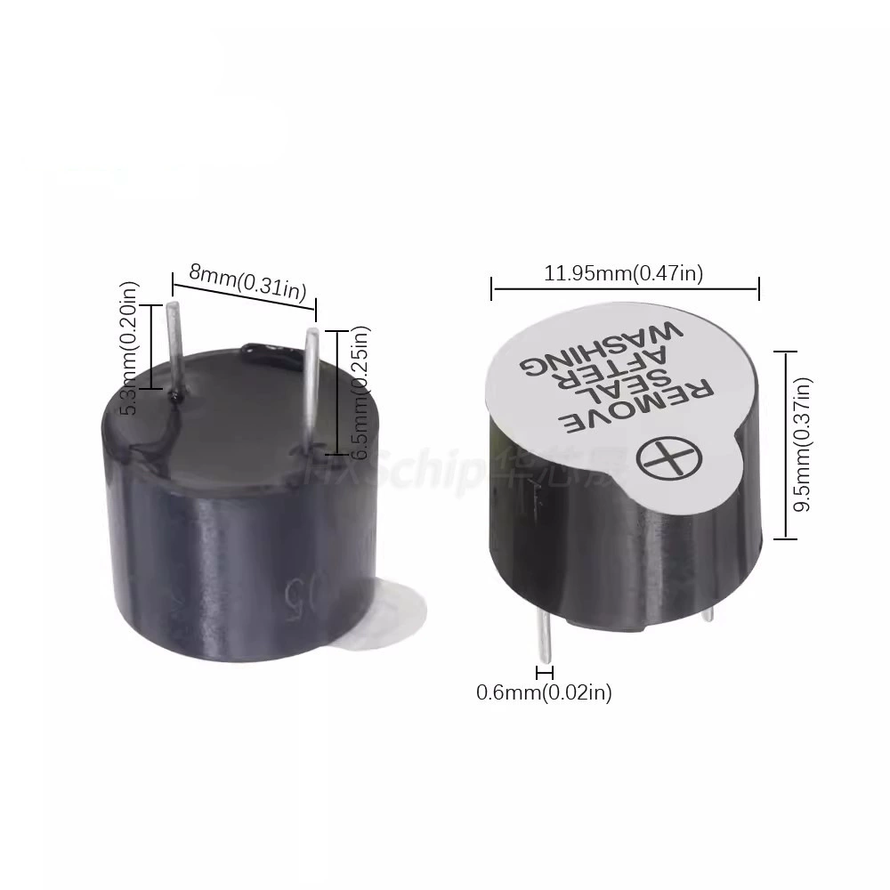 12*9.5mm Affective Bee Rich Division 3V 5V 12V DC long sound 12095 TMB12A05