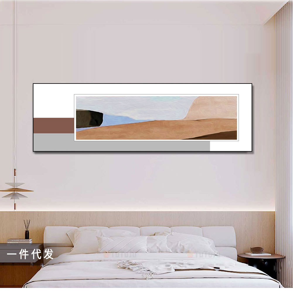 Dormitorio pintura decorativa moderna minimalista noche colgando pintura abstracta aleación de aluminio color bloque mural sala de estar cristal porcelana estrella flash colgando pintura