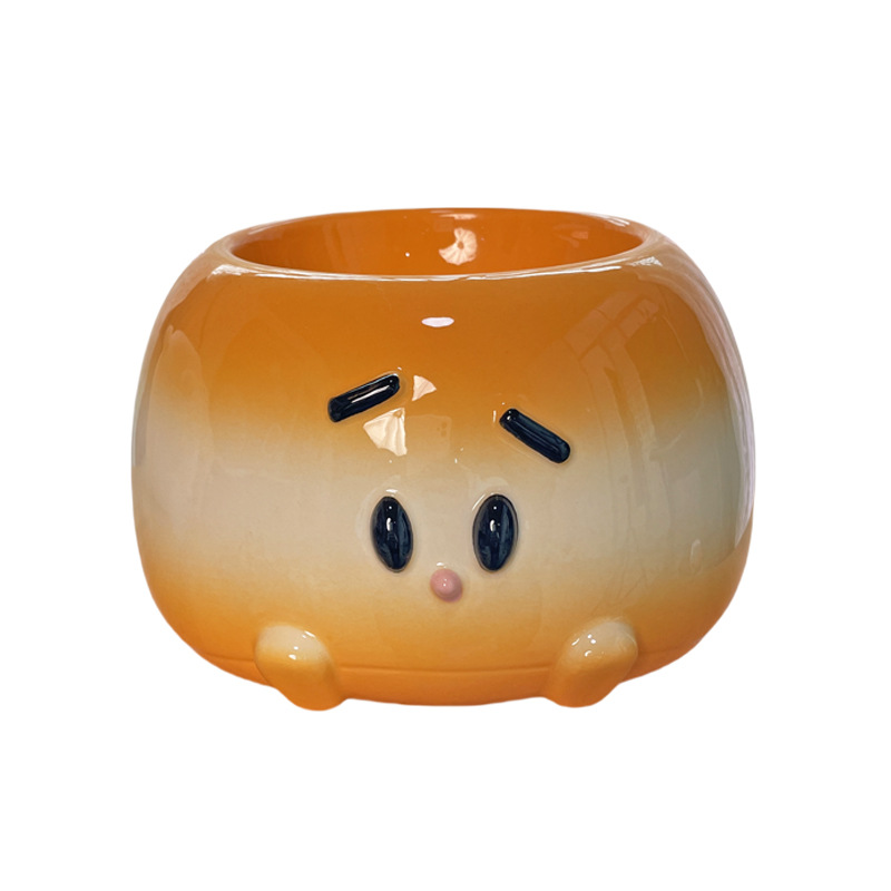 오렌지 인형 그릇