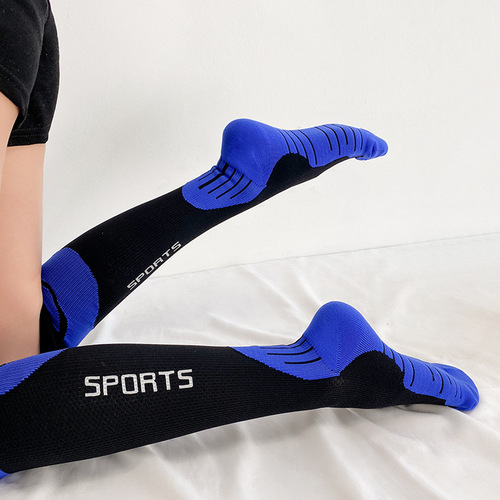 Professional sports socks for women's summer running outdoor yoga fitness skipping rope marathon basketball mid-high compression socks