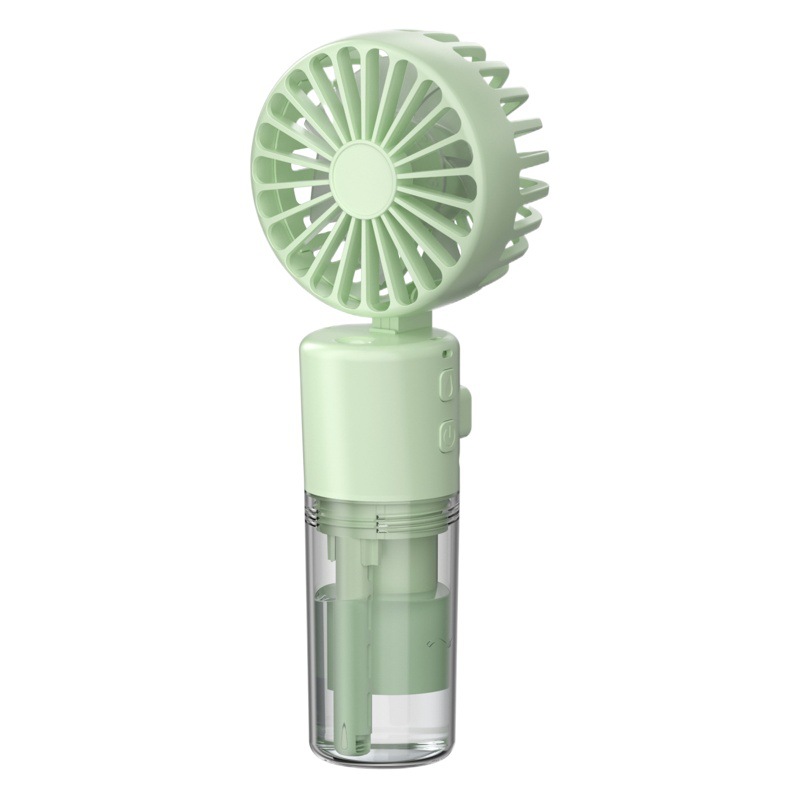 Ventilador de Mano Portátil de Fábrica Original al por Mayor, Mini Ventilador Plegable para Exteriores, Ventilador de Mano Humectante e Hidratante para Colgar en el Cuello