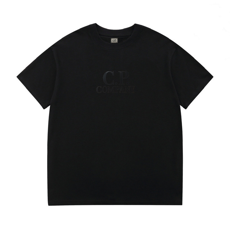 クロスボーダー C.P トレンド ピュアコットン カジュアル ユニセックス Tシャツ ベーシック レター COMPANY プリント ルーズ 半袖|undefined