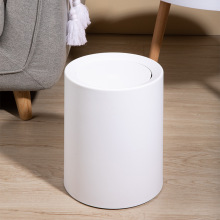 创意简约摇盖式垃圾桶 酒店大堂宾馆客房KTV商用办公室双层塑新品