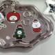 Self-Mockery Bear Keychain Acrylic Cute Schoolbag Niche Student Gift Pendant High-value Ins