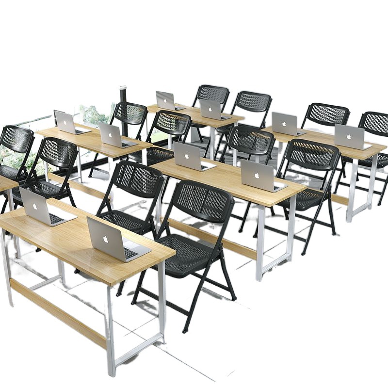 Silla plegable de plástico, taburete, silla trasera, silla de oficina de dormitorio, silla de computadora, silla de entrenamiento, silla de conferencia, silla de comedor, silla de oficina