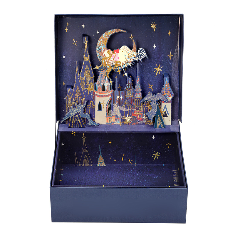 高级感轻奢天使之城立体盒礼盒保健品盒纸盒中高档礼品包装盒硬盒