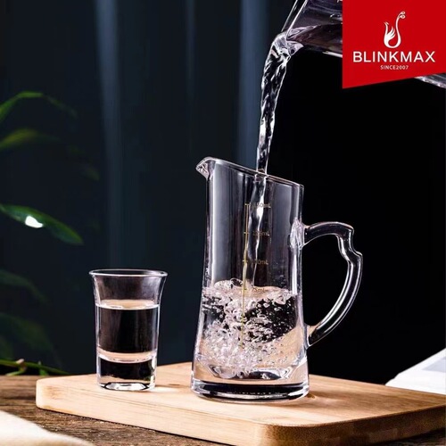 Lizun high-end scaled lead-free crystal wine dispenser flask glass wine dispenser high transparent household one person