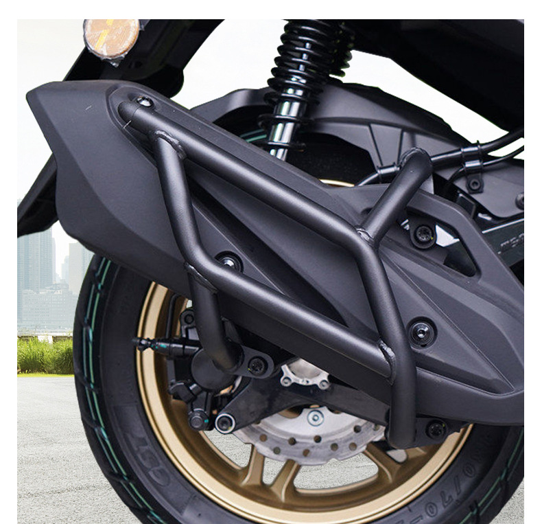 Suitable for Southern Flying Shark 150 Scooter Bumper Exhaust Bar Front and Rear Full Surround Guard Bar Anti-Fall Bar Modification Parts