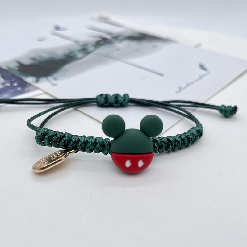 Woven cartoon girlfriends two or three student bracelet design cute fresh sweet hand rope small gifts wholesale