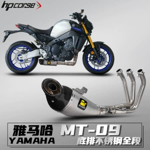 Yamaha Mt-09 14-23 motosiklet üçün paslanmayan polad tam çıxış borusu