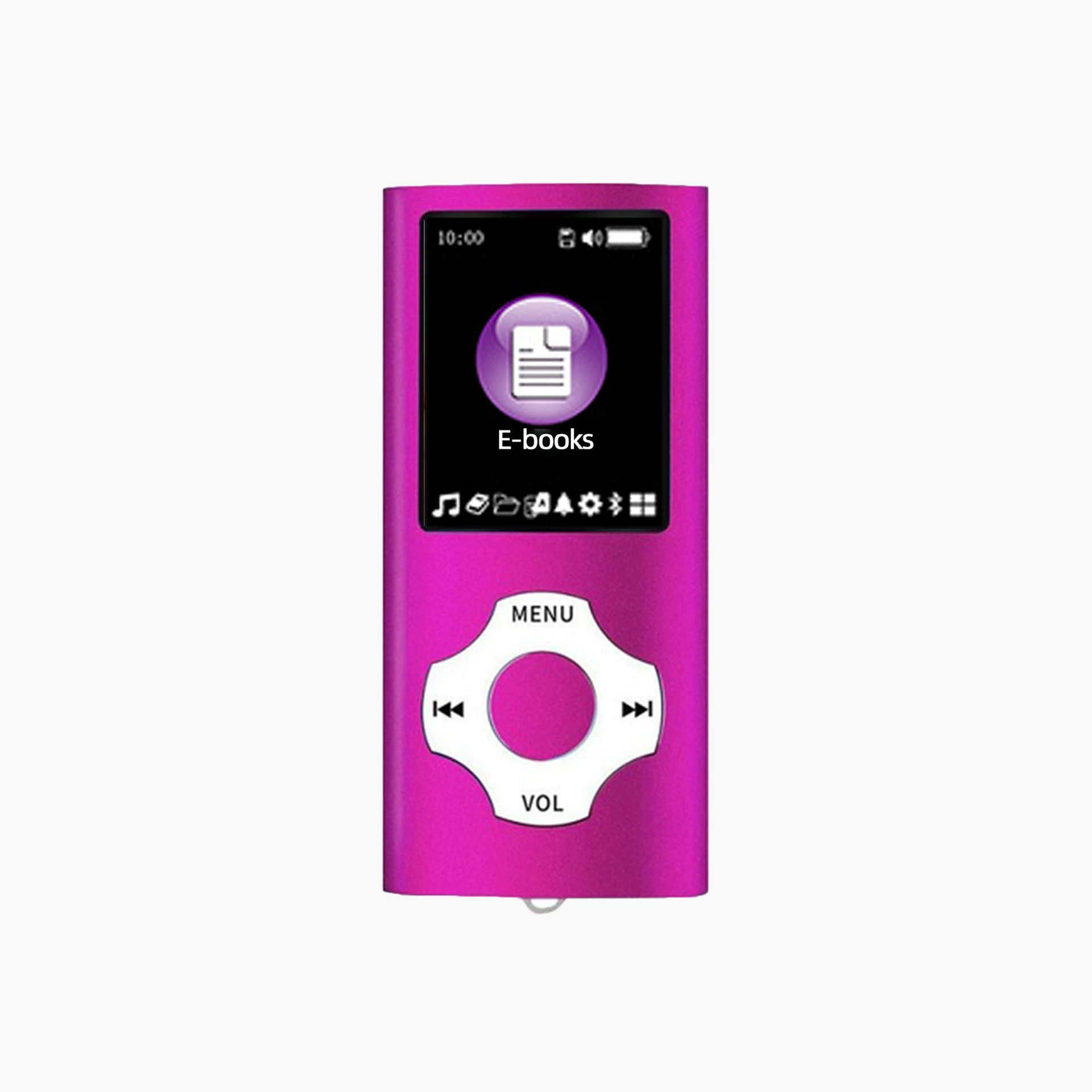 Портативный Bluetooth MP3/MP4 плеер, 1.8″ TFT, TF карта, FM и запись