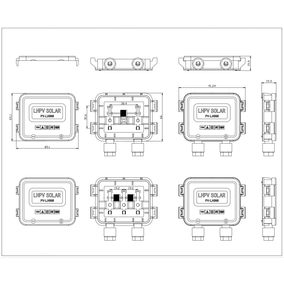 TUV��֤��ˮС���ʹ��������ߺ� С�����̫���ܽ��ߺ�PV-LH998