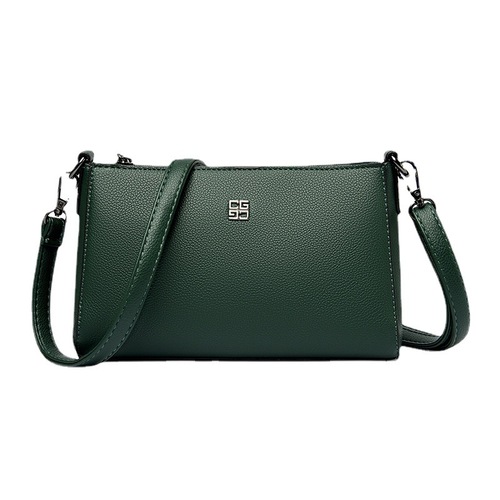 New style women's shoulder bag, fashionable and simple small square bag, large capacity casual crossbody bag, cross-border middle-aged mother bag