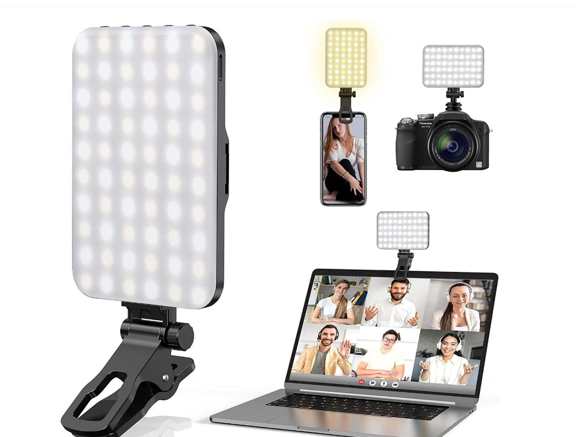 Portable Square RGB Fill Light, USB Rechargeable, Pocket Size 14×9.4×8.6 cm