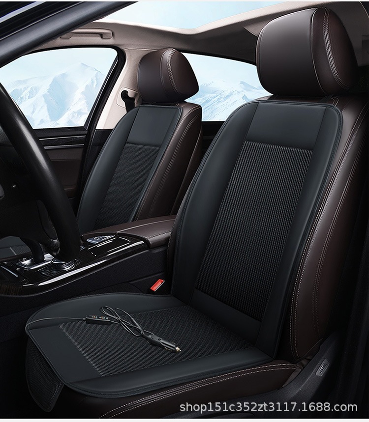 Cross-Border Amazon Hot-Selling Car Ventilation Seat Cushion, Summer Cooling Pad, Breathable Car Seat Backrest Cushion