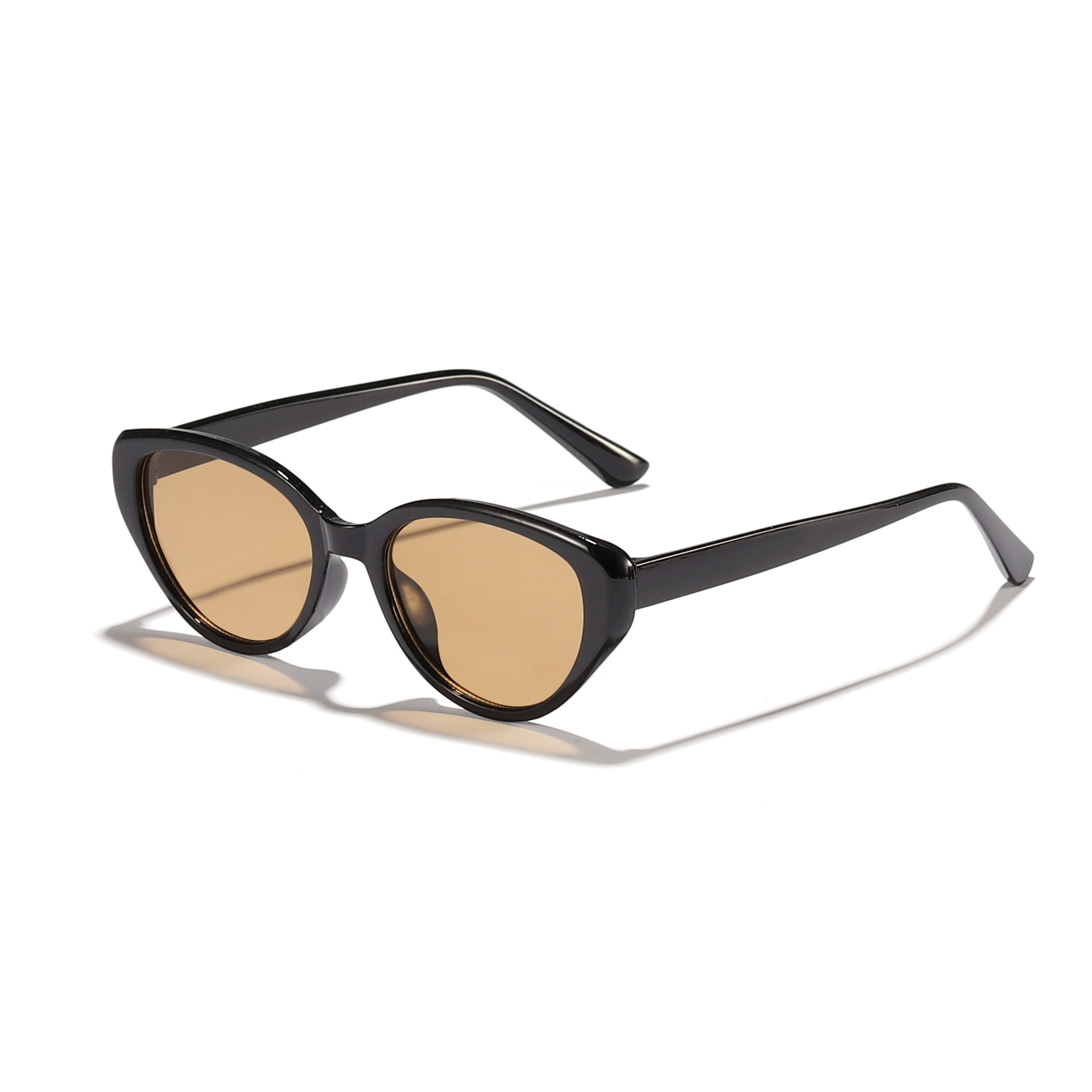 Gafas de sol retro ojo de gato, cara redonda cuadrada de moda femenina, delgado, pequeño libro rojo, el mismo estilo, gafas de sol de alta gama de estilo europeo y americano