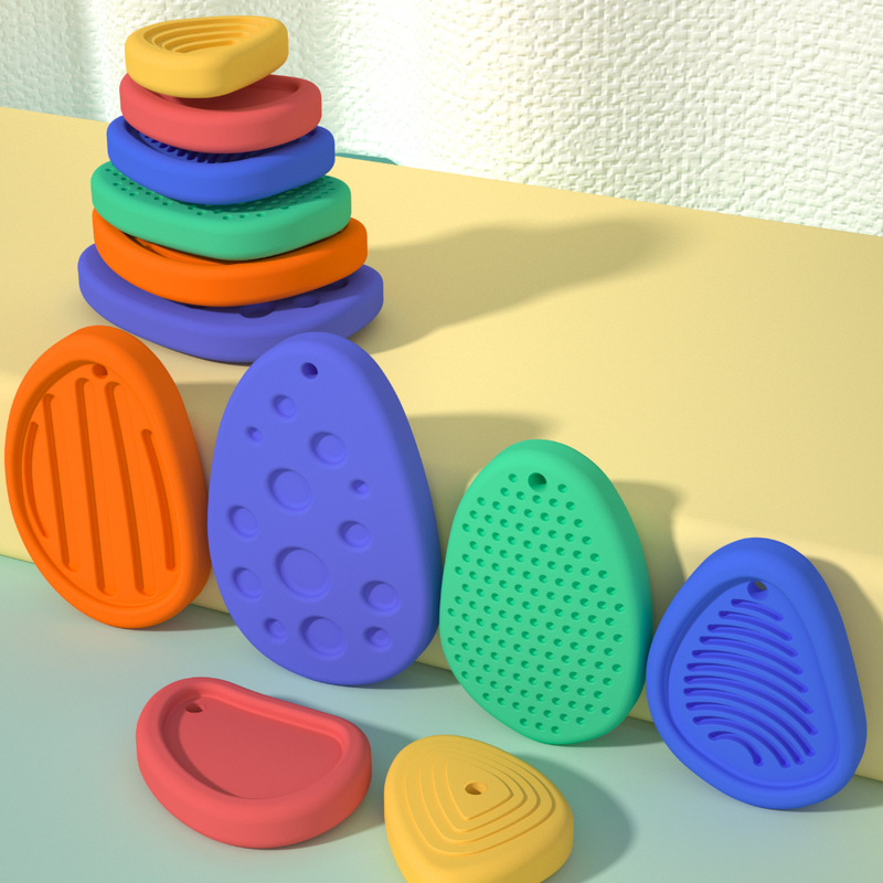 シリコーン子供官能的な石Squishy Sensory Toysクリスマス靴下充填自閉症多動症ギフト|undefined