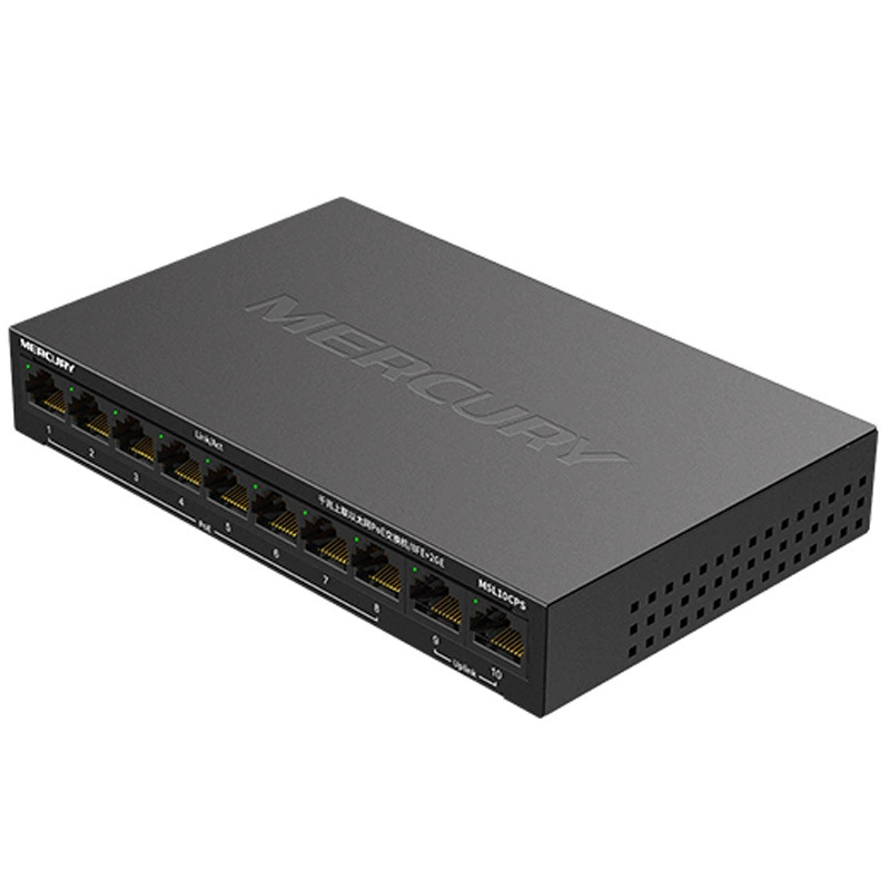 Waterproof MSL10CPS Gigabit Shanghai PoE switch 8+2 Gigabit PoE switch genuine
