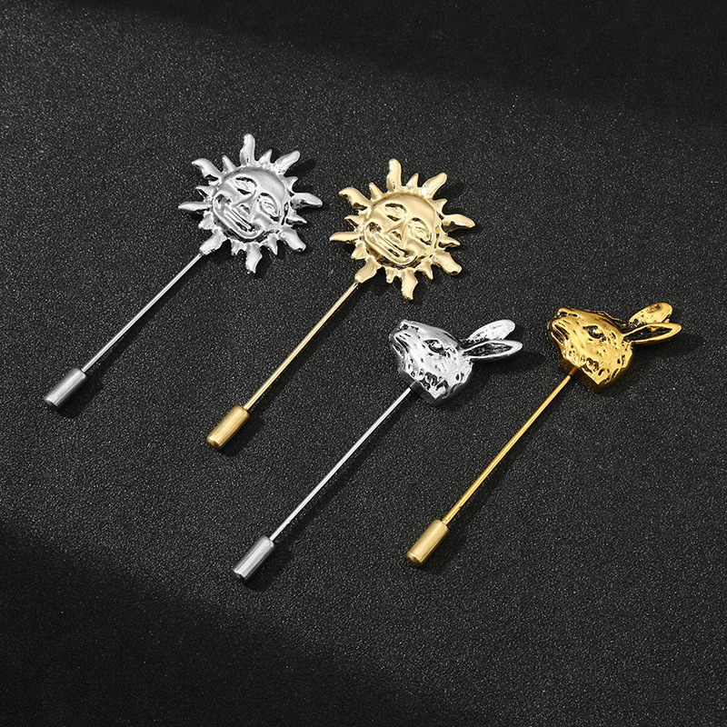 Spilla vintage da donna oro argento perla cristallo farfalla pin_voghion.com